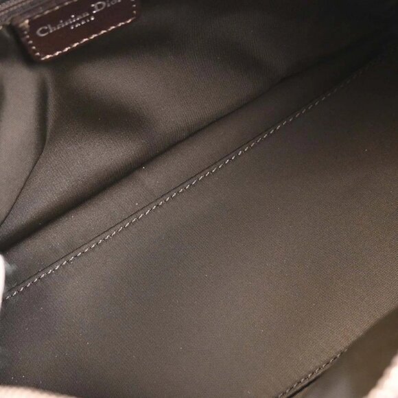 Christian Dior Brown PVC Trotter Romantic Handbag - Picture 8 of 10